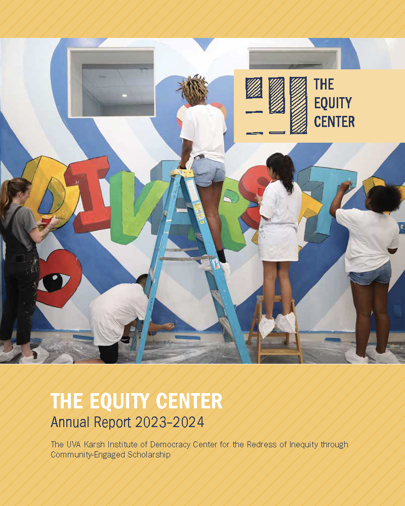 The cover of The Equity Center's 2023 - 2024 Annual Report